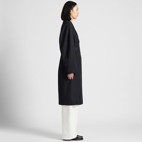 Uniqlo U Women U Trench Coat in dark blue, size S - Picture 7 of 10